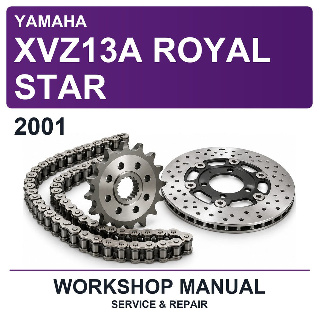 2001 Yamaha XVZ13A Royal Star Workshop Service & Repair Manual