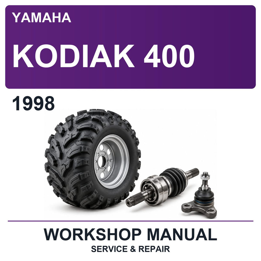 1998 Yamaha Kodiak 400 Workshop Service & Repair Manual
