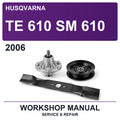 2006 Husqvarna TE 610 SM 610 Workshop Service & Repair Manual