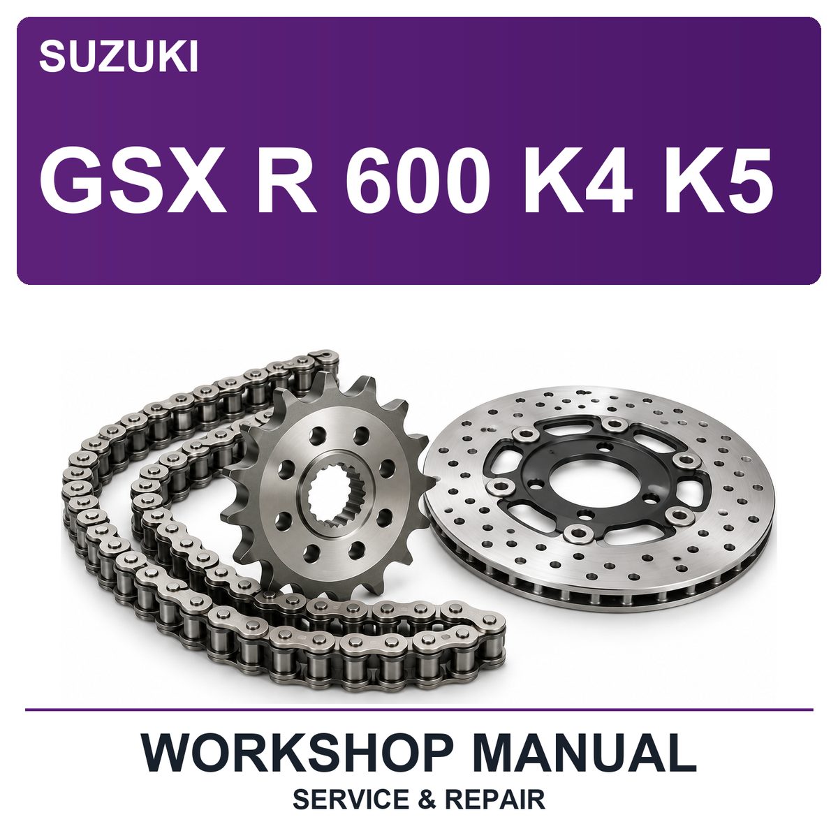 Suzuki GSX R 600 K4 K5 Workshop Service & Repair Manual