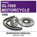 1989 Honda GL1500 Motorcycle Workshop Service & Repair Manual