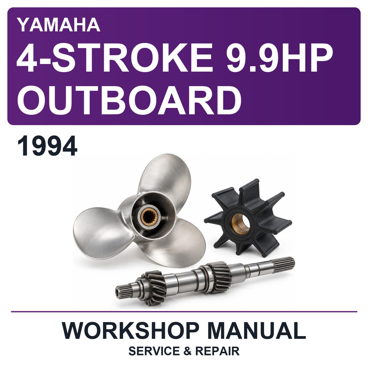 1994 Yamaha 4-Stroke 9.9HP Outboard Workshop Service & Repair Manual