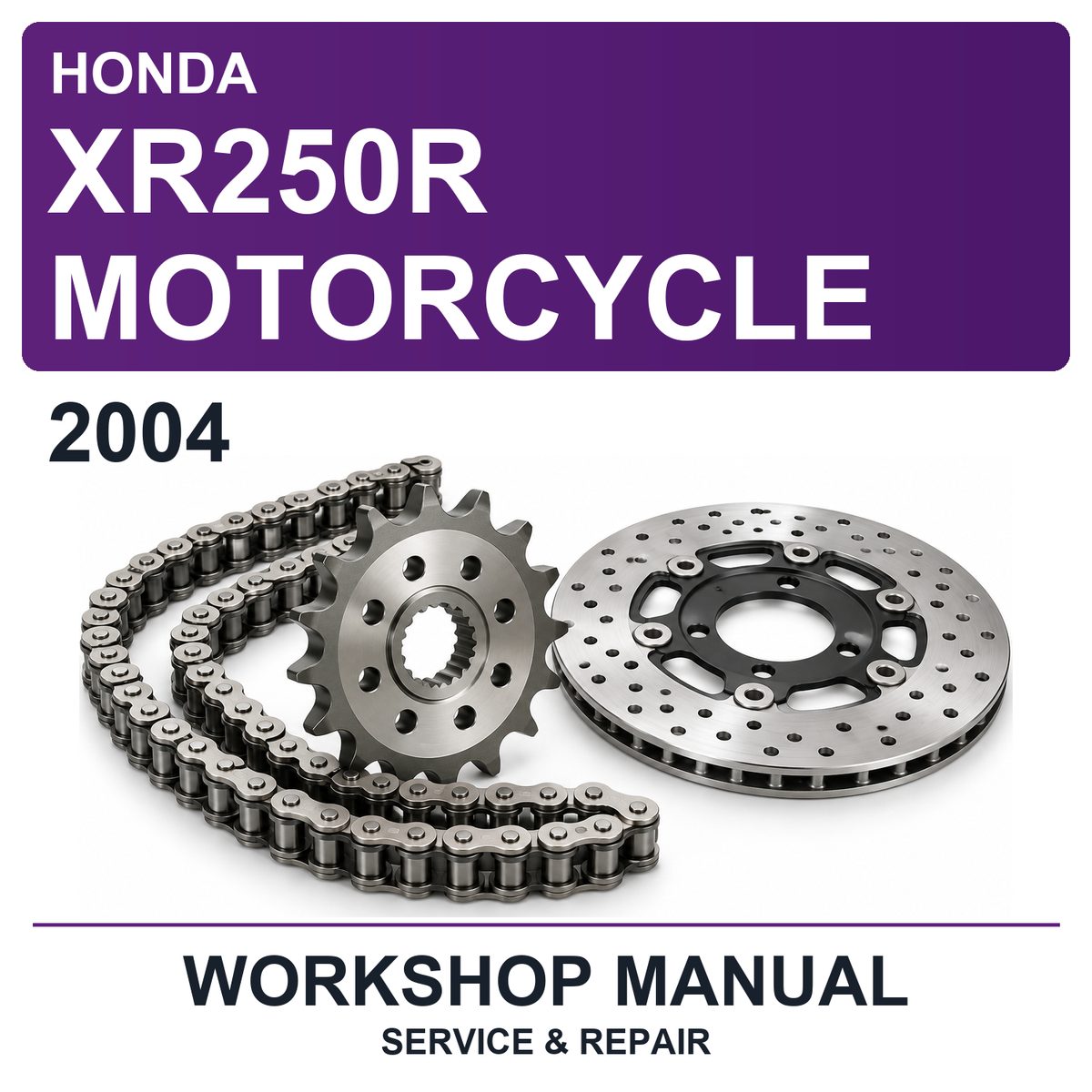 2004 Honda XR250R Motorcycle Workshop Service & Repair Manual
