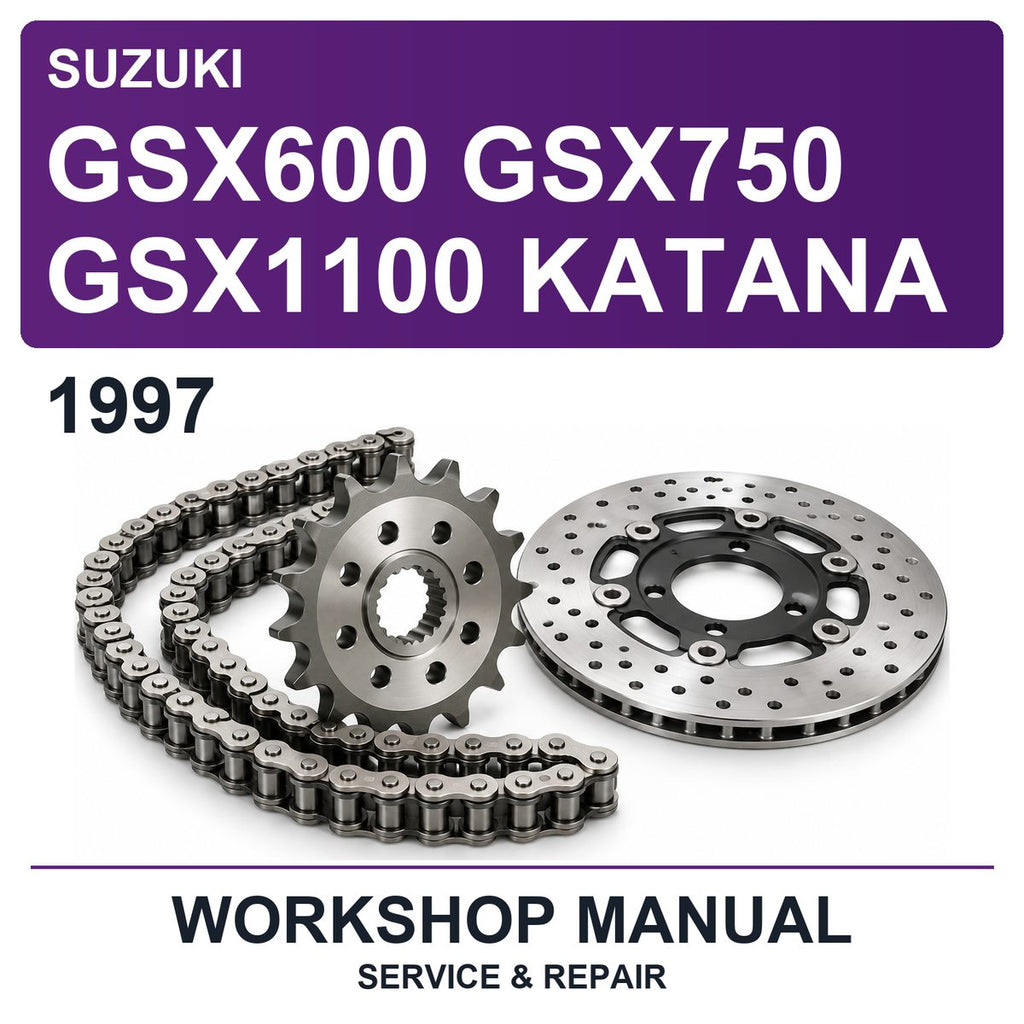 1997 Suzuki GSX600 GSX750 GSX1100 Katana Workshop Service & Repair Manual