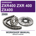 2000 Kawasaki ZXR400 ZXR 400 ZX400 Workshop Service & Repair Manual