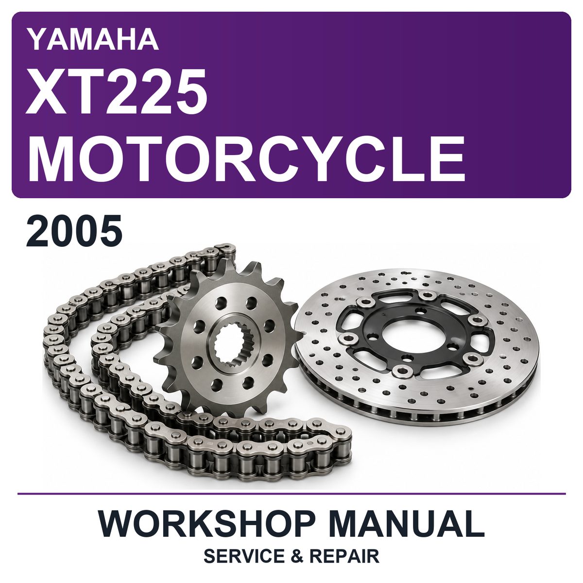 2005 Yamaha XT225 Motorcycle Workshop Service & Repair Manual