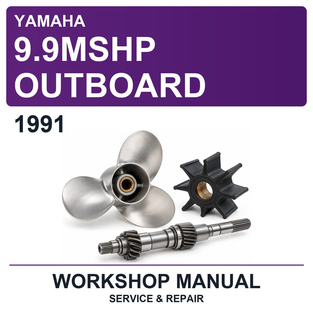 1991 Yamaha 9.9MSHP Outboard Workshop Service & Repair Manual