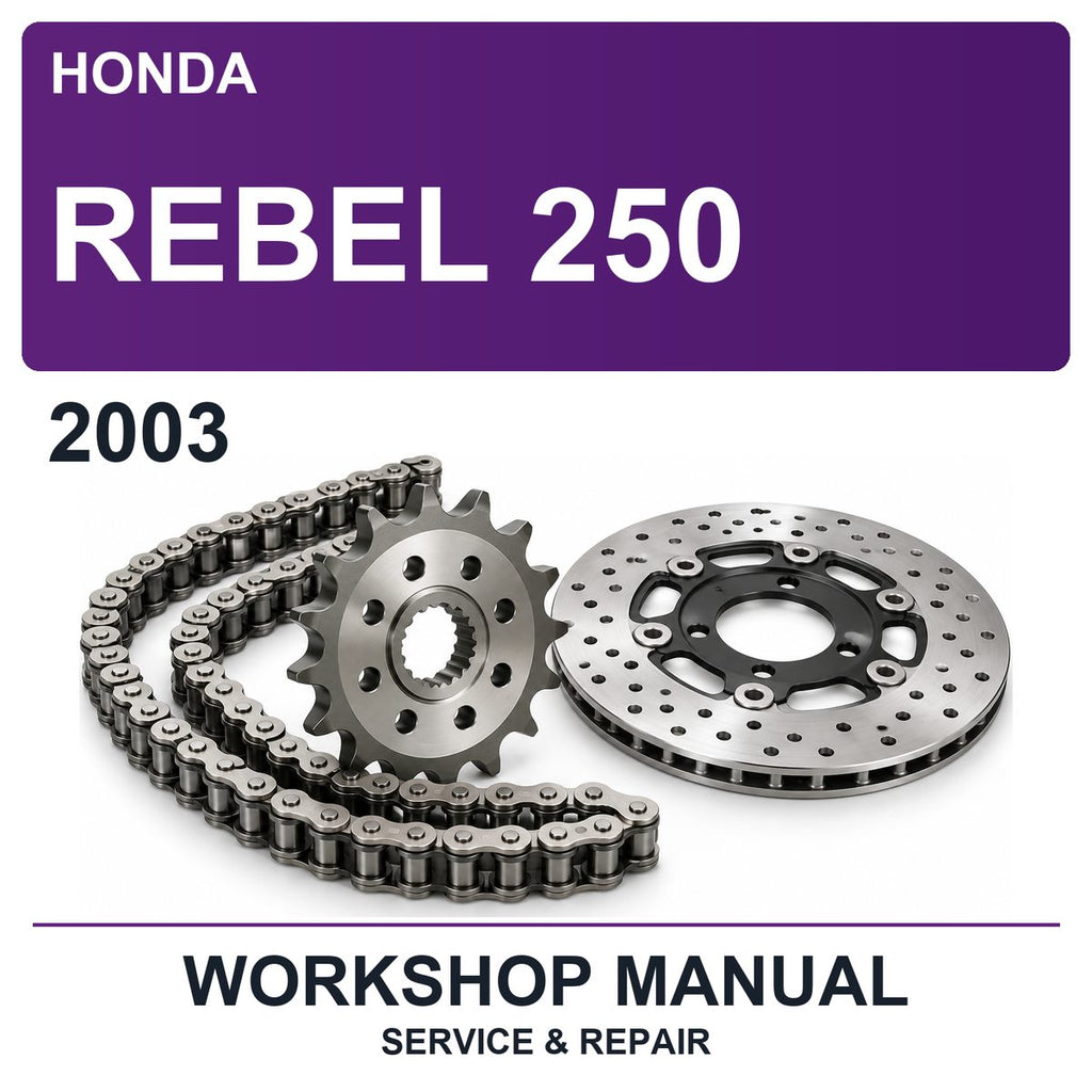 2003 Honda Rebel 250 Workshop Service & Repair Manual