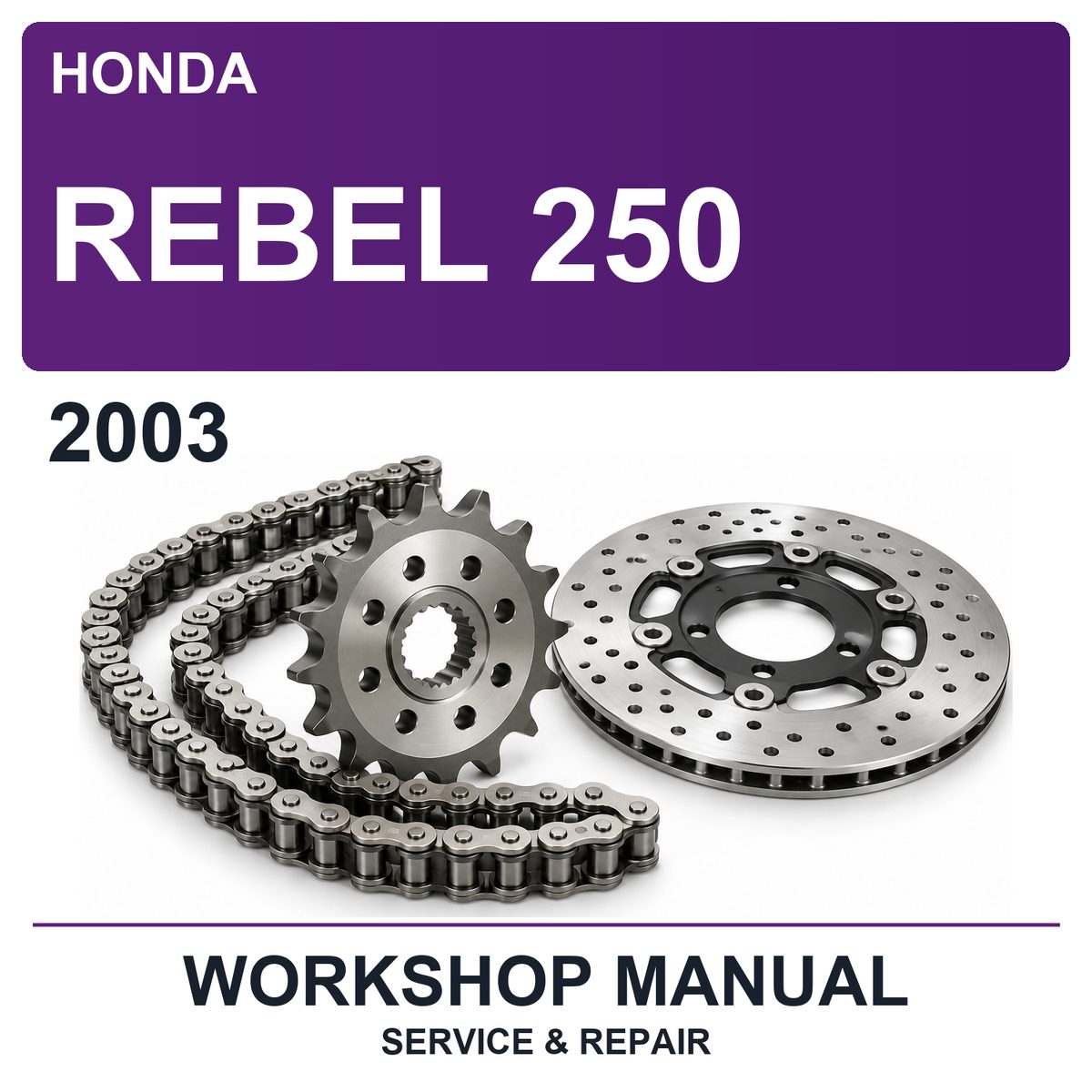 2003 Honda Rebel 250 Workshop Service & Repair Manual