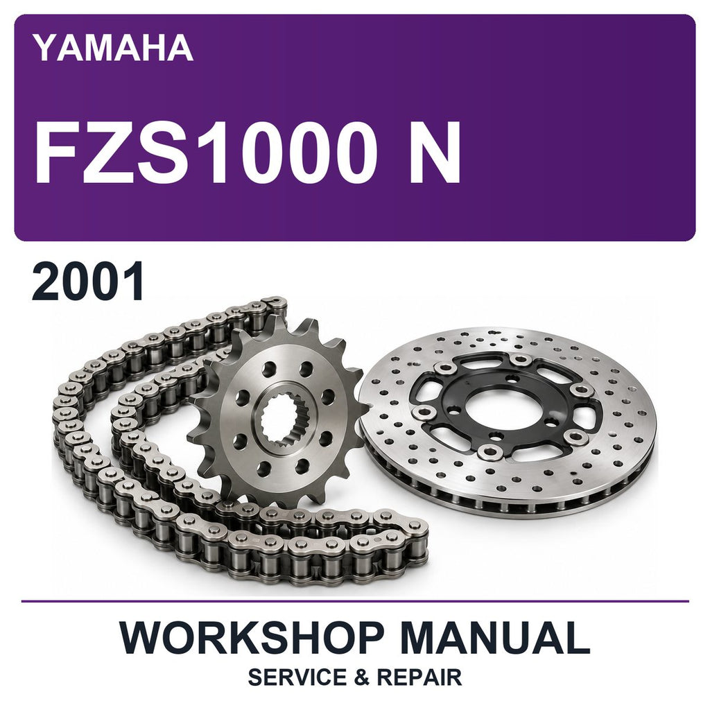 2001 Yamaha FZS1000 N Workshop Service & Repair Manual
