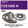 2001 Yamaha FZS1000 N Workshop Service & Repair Manual