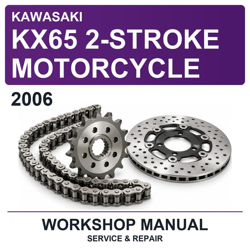 2006 Kawasaki KX65 2-Stroke Motorcycle Workshop Service & Repair Manual