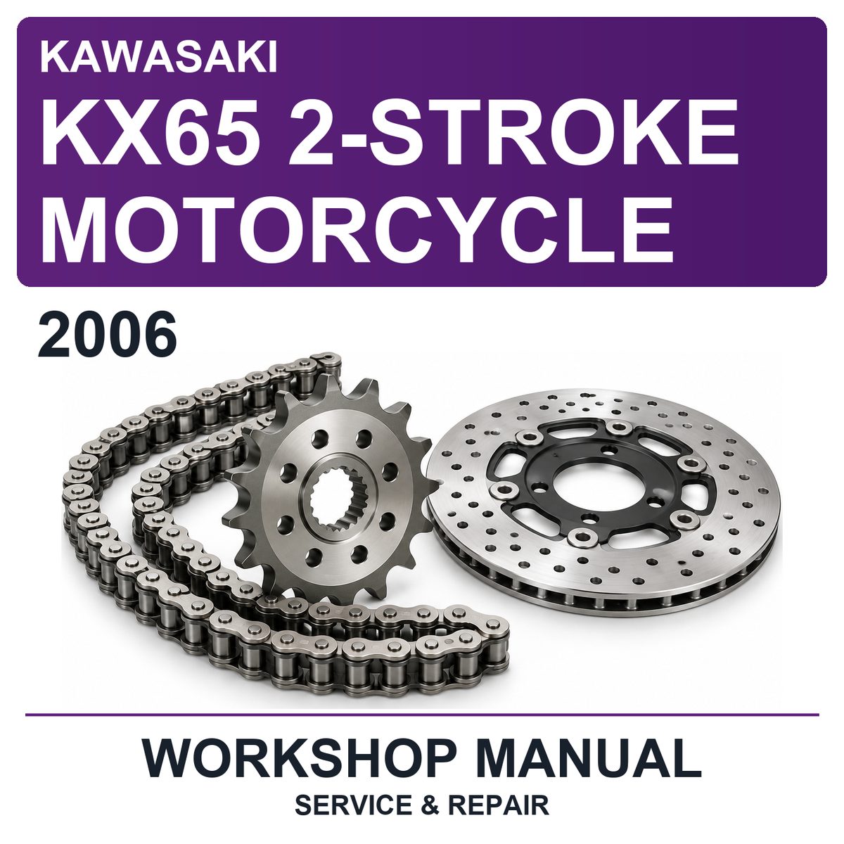 2006 Kawasaki KX65 2-Stroke Motorcycle Workshop Service & Repair Manual