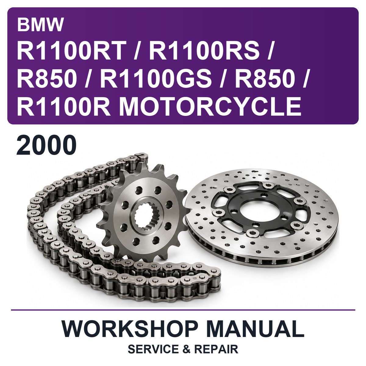 2000 BMW R1100RT / R1100RS / R850 / R1100GS / R850 / R1100R Motorcycle Workshop Service & Repair Manual