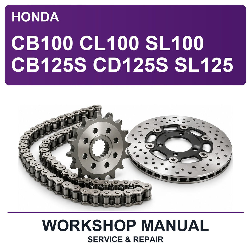 Honda CB100 CL100 SL100 CB125S CD125S SL125 Workshop Service & Repair Manual