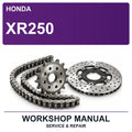 Honda XR250 Workshop Service & Repair Manual