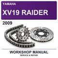 2009 Yamaha XV19 Raider Workshop Service & Repair Manual