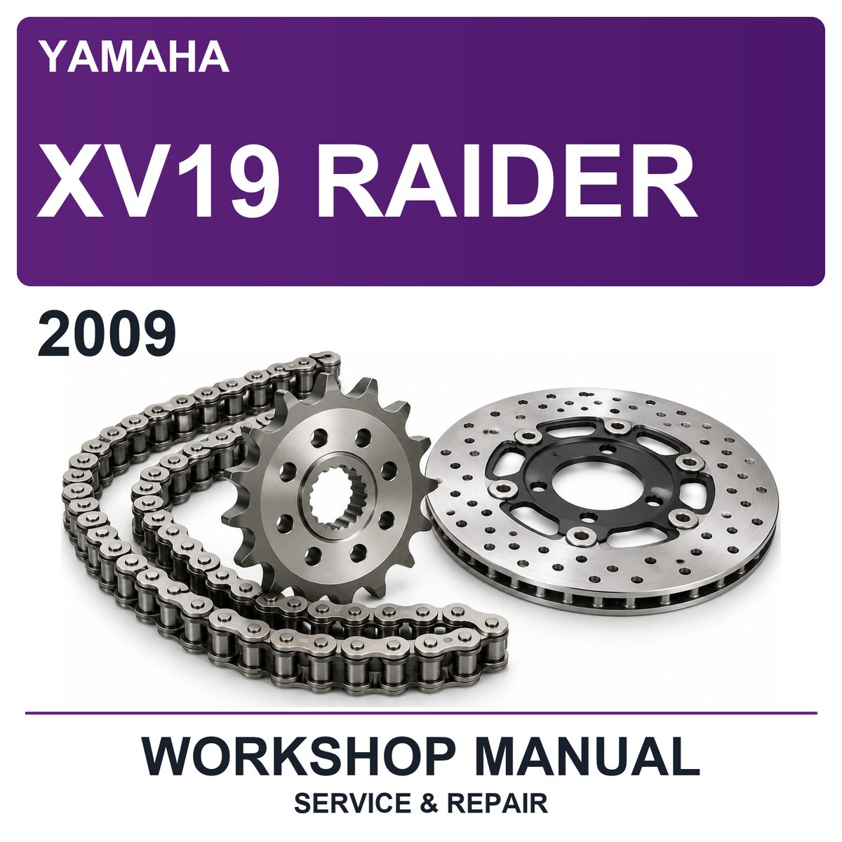2009 Yamaha XV19 Raider Workshop Service & Repair Manual