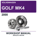 2000 Volkswagen Golf MK4 Workshop Service & Repair Manual