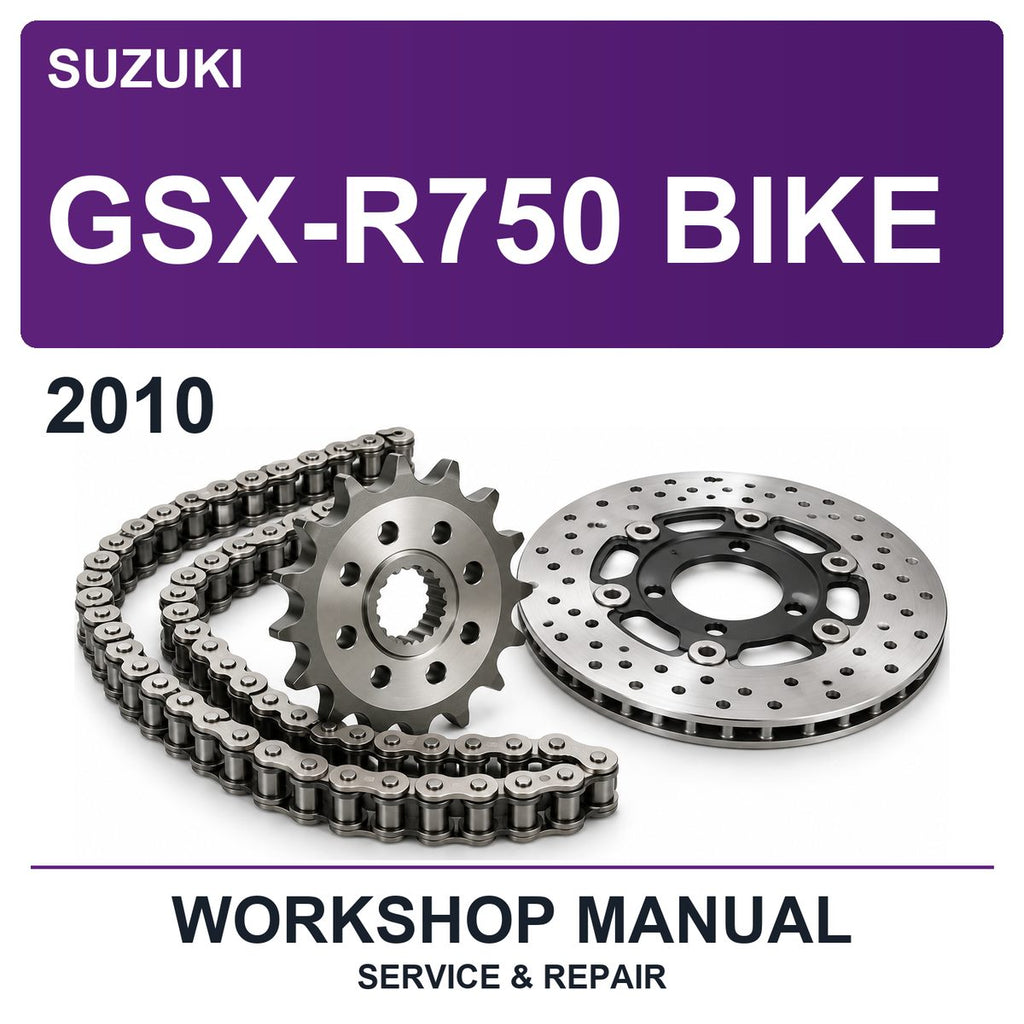 2010 Suzuki GSX-R750 Bike Workshop Service & Repair Manual