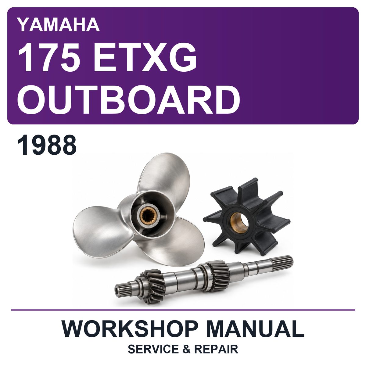 1988 Yamaha 175 Etxg Outboard Workshop Service & Repair Manual