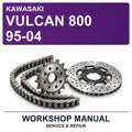 Kawasaki Vulcan 800 95-04 Workshop Service & Repair Manual