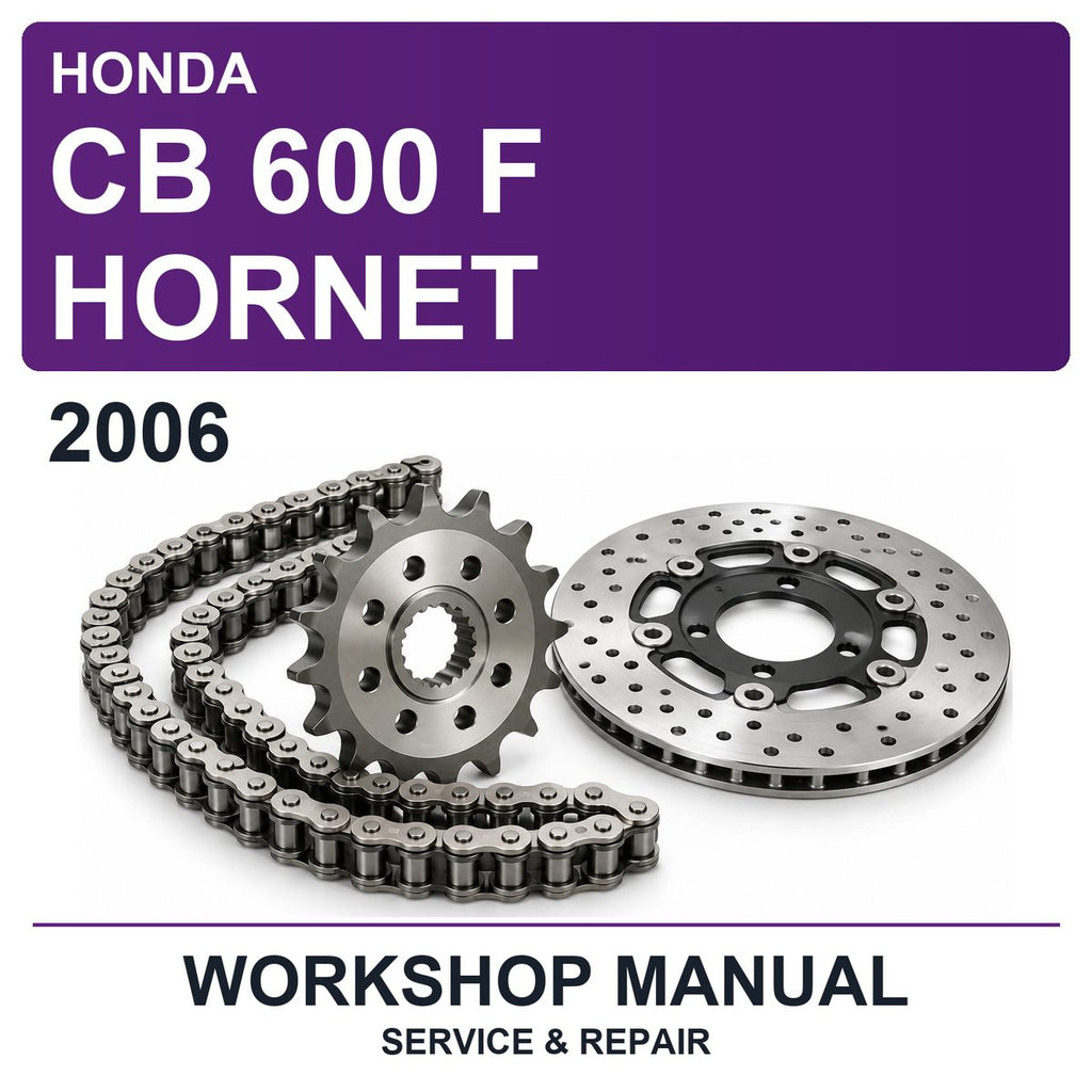 2006 Honda CB 600 F Hornet Workshop Service & Repair Manual