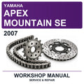 2007 Yamaha Apex Mountain SE Workshop Service & Repair Manual
