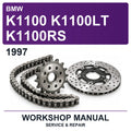 1997 BMW K1100 K1100LT K1100RS Workshop Service & Repair Manual