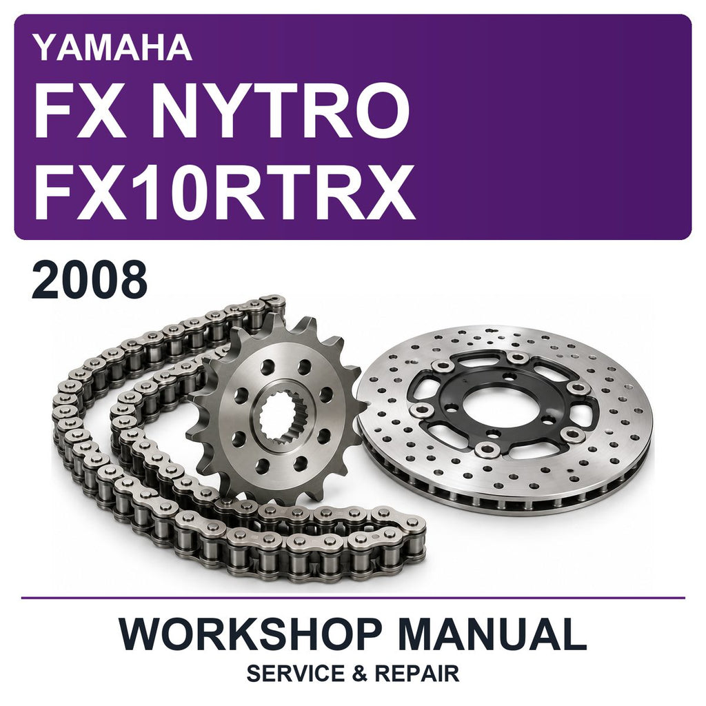 2008 Yamaha FX Nytro FX10RTRX Workshop Service & Repair Manual