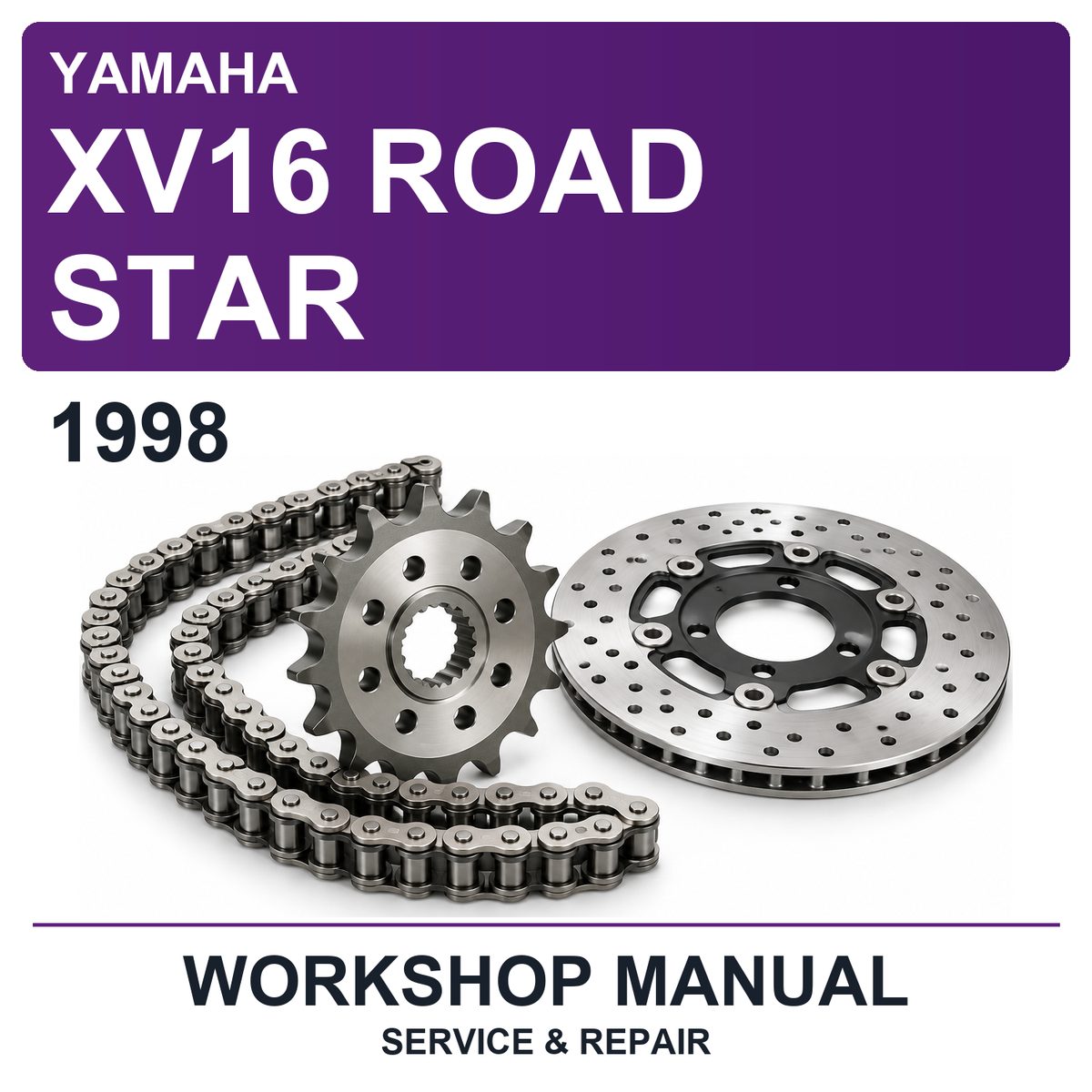 1998 Yamaha XV16 Road Star Workshop Service & Repair Manual
