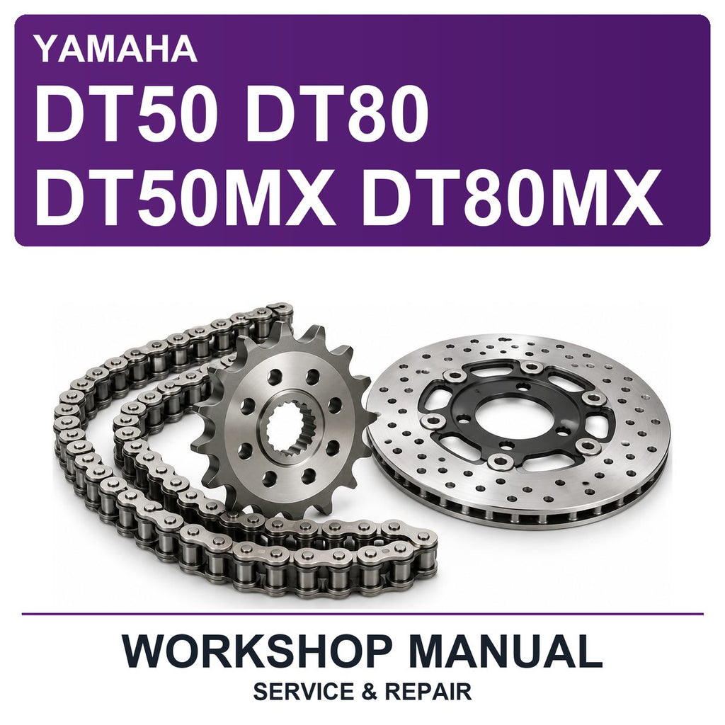 Yamaha DT50 DT80 DT50MX DT80MX Workshop Service & Repair Manual