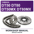 Yamaha DT50 DT80 DT50MX DT80MX Workshop Service & Repair Manual