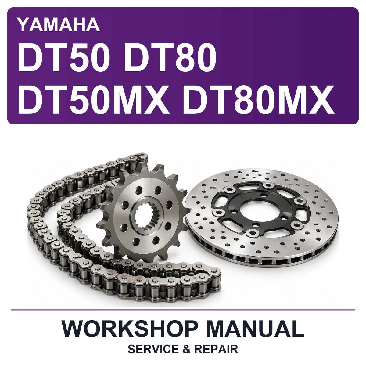 Yamaha DT50 DT80 DT50MX DT80MX Workshop Service & Repair Manual