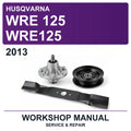 2013 Husqvarna WRE 125 WRE125 Workshop Service & Repair Manual