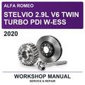 2020 Alfa Romeo Stelvio 2.9L V6 Twin Turbo PDI W-ESS Workshop Service & Repair Manual