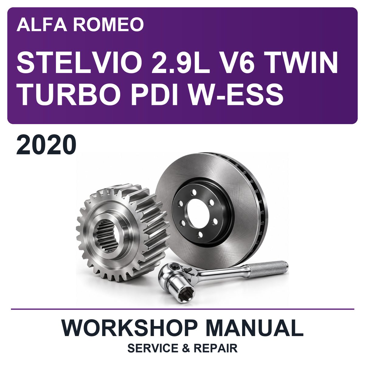 2020 Alfa Romeo Stelvio 2.9L V6 Twin Turbo PDI W-ESS Workshop Service & Repair Manual