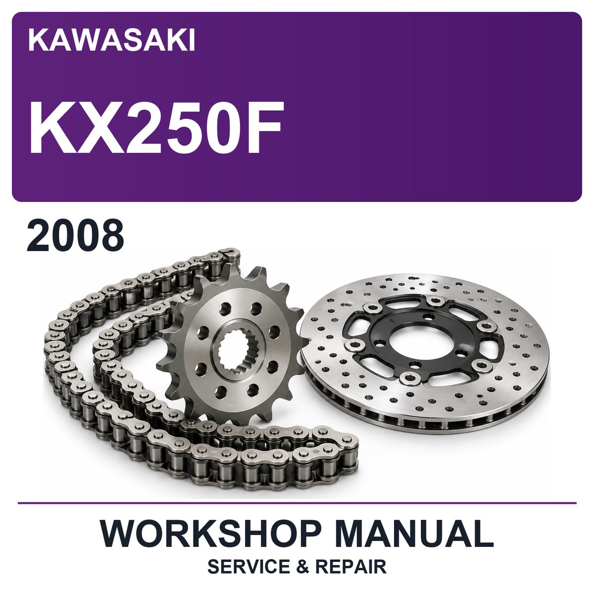 2008 Kawasaki KX250F Workshop Service & Repair Manual