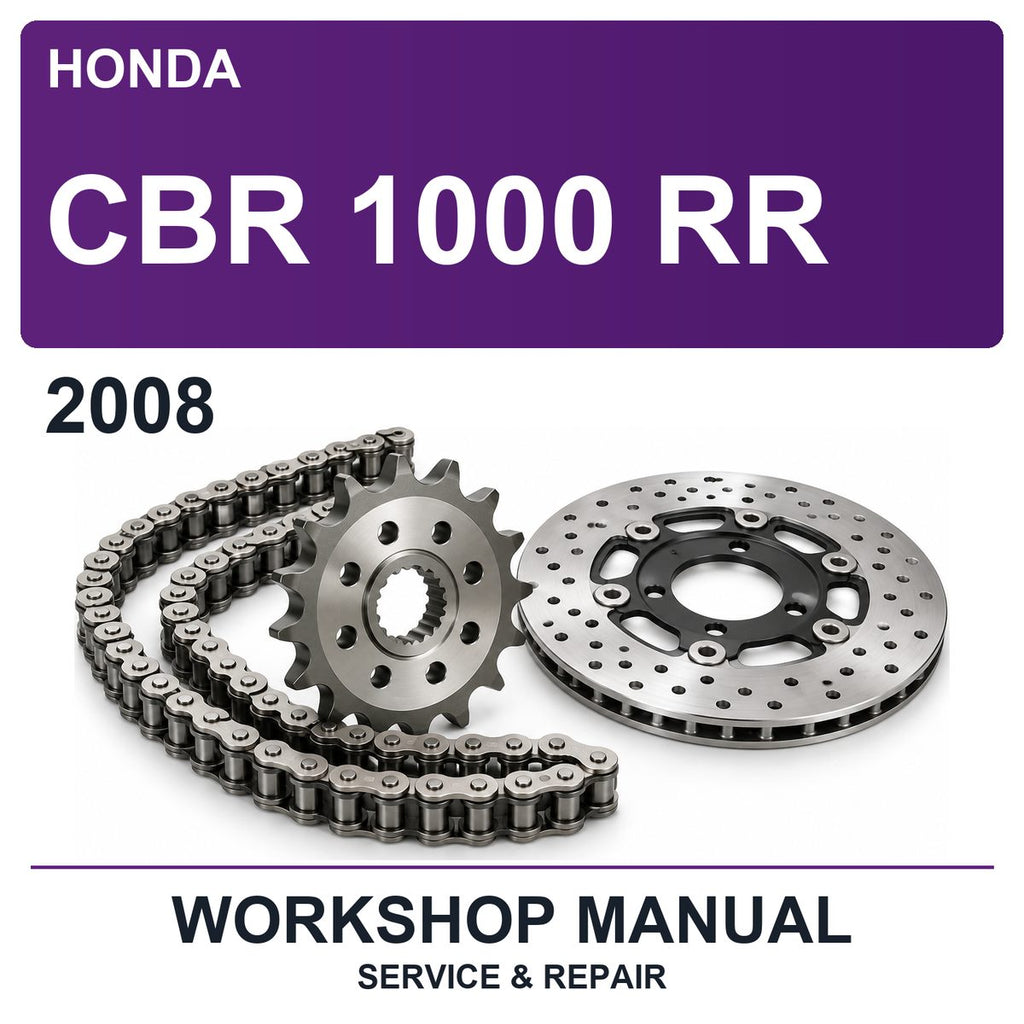 2008 Honda CBR 1000 RR Workshop Service & Repair Manual