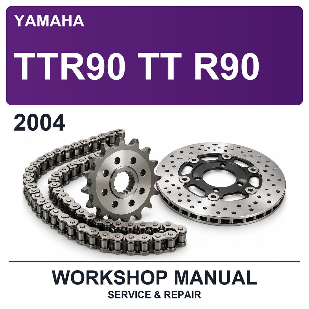 2004 Yamaha TTR90 TT R90 Workshop Service & Repair Manual