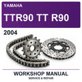 2004 Yamaha TTR90 TT R90 Workshop Service & Repair Manual