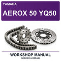 Yamaha Aerox 50 YQ50 Workshop Service & Repair Manual