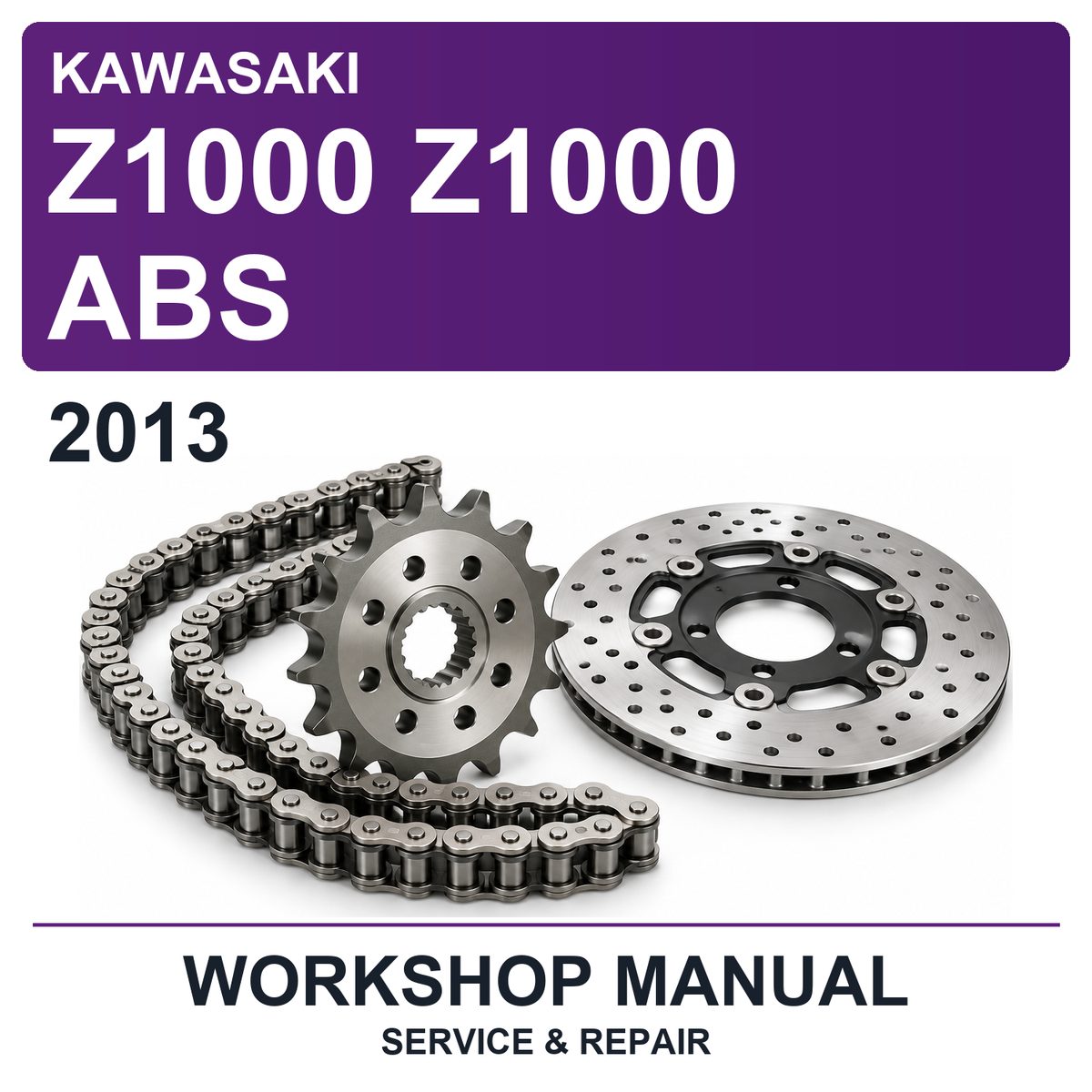 2013 Kawasaki Z1000 Z1000 ABS Workshop Service & Repair Manual