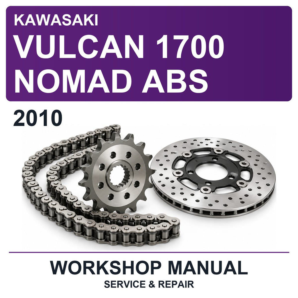 2010 Kawasaki Vulcan 1700 Nomad ABS Workshop Service & Repair Manual