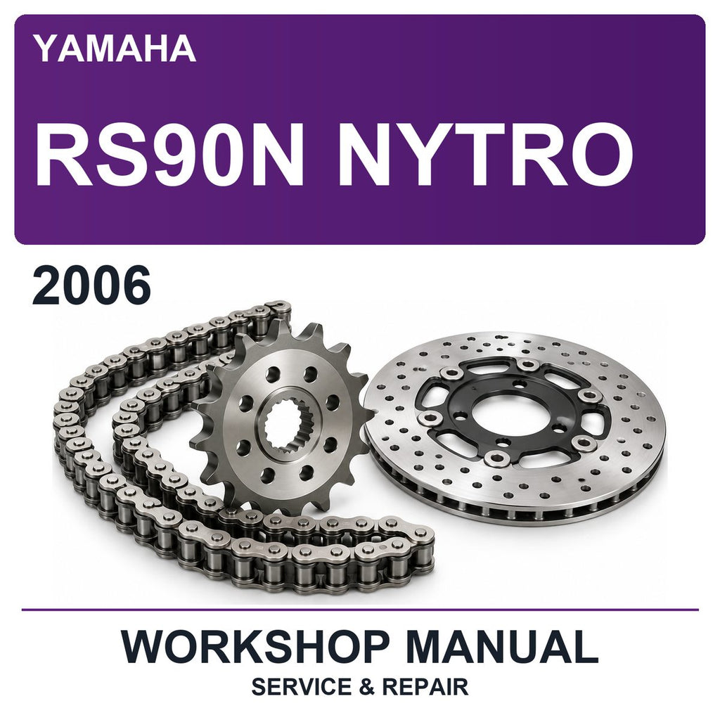 2006 Yamaha RS90N Nytro Workshop Service & Repair Manual