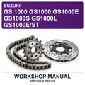 Suzuki GS 1000 GS1000 GS1000E GS1000S GS1000L GS1000E/ST Workshop Service & Repair Manual