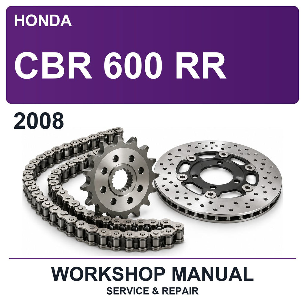 2008 Honda CBR 600 RR Workshop Service & Repair Manual