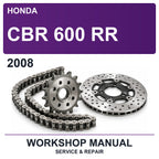 2008 Honda CBR 600 RR Workshop Service & Repair Manual
