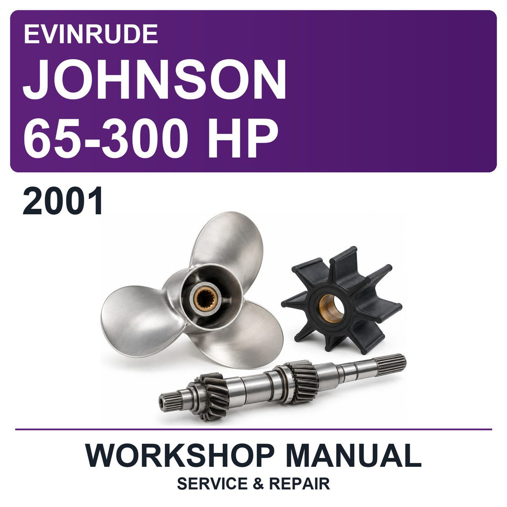 2001 Evinrude Johnson 65-300 Hp Workshop Service & Repair Manual