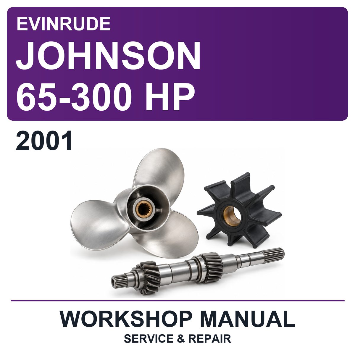 2001 Evinrude Johnson 65-300 Hp Workshop Service & Repair Manual
